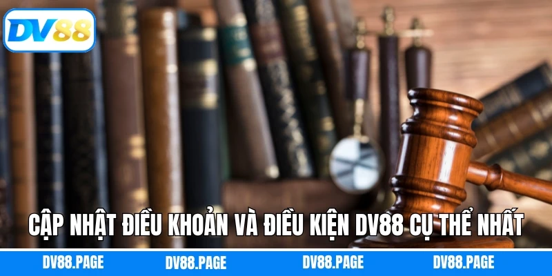 Cập nhật điều khoản và điều kiện Dv88 cụ thể nhất