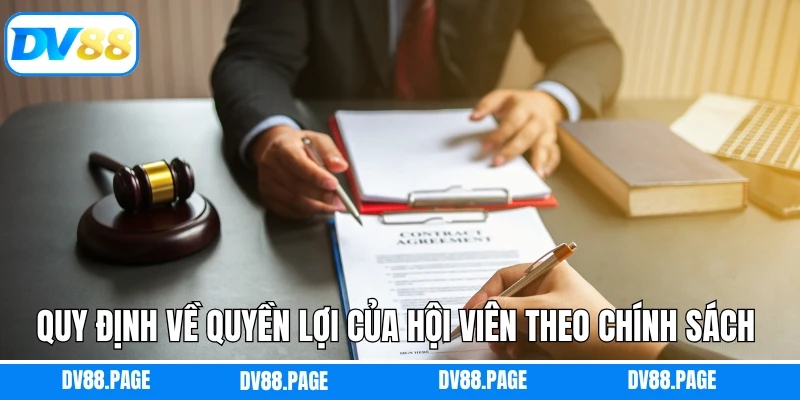 Quy định về quyền lợi của hội viên theo chính sách nhà cái 